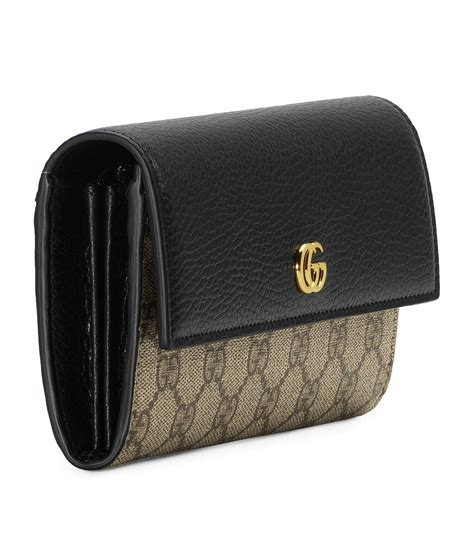 gucci gg marmont continental wallet in wild rose|Gucci Marmont zip around wallet.